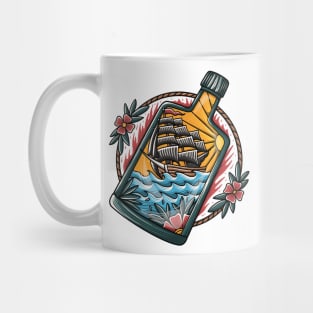 Ship and bottle Mug